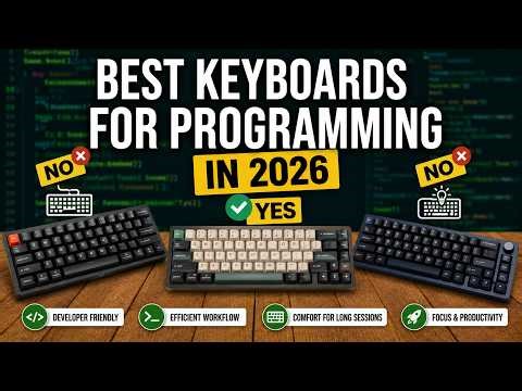 ✅Top 5 Best Keyboards For Programming in 2026 — Mechanical, Wireless & Budget Picks!