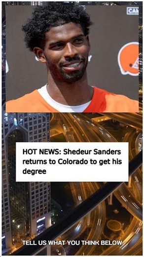 Shedeur Sanders returns to Colorado to get his degree #NFL #SuperBowl #Shorts