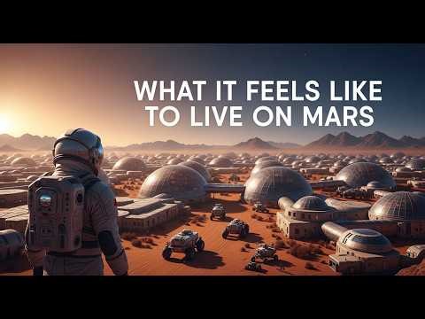 MARS colony ONE day LIFE inside RED planet (Documentary for sleep)