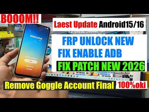 All Samsung Galaxy FRP bypass 2026 Unlock Tool,eliminar cuenta de google | Remove frp | Android15/16
