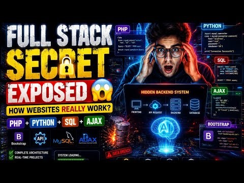 PHP + SQL + Python + AJAX Full Stack System 😱 Complete Secret Method Revealed!