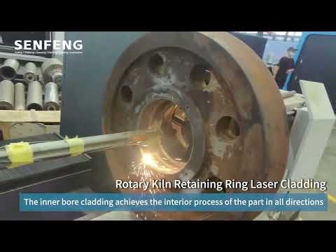Laser Cladding Solution for Rotary Kiln Thrust Ring | SENFENG Laser Cladding Machine