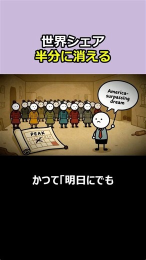 1分スッキリ解説、中国経済が静かに沈んでいく｜日本の30年と同じ道、しかし逃げ場がない