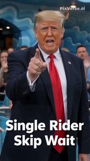 Secret theme park hacks #slop #shop #funny #plsspeedineedts #trump #themepark #singlerider #skipline