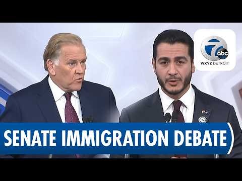 Michigan U.S. Senate Debate: Rogers and El-Sayed on Immigration and Border Policies