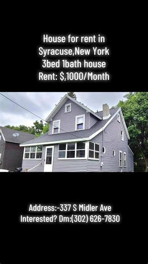 Title:3bed 1bath located in 337 S Midler Ave, Syracuse move in ready Sqft-1496 Description:-Welcome to 337 S Midler Ave, a newly remodeled home offering 1,500 sqft of modern living space in Syracuse, NY. This property features a spacious layout with two living rooms on the main floor, providing ample space for relaxation and entertainment. Additionally, there is an extra room in the basement that can be utilized as a versatile space for various needs. The house includes a garage, offering conven