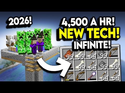 4,500 in 5 Minutes! BEST New MOB XP Farm for Minecraft 1.21+