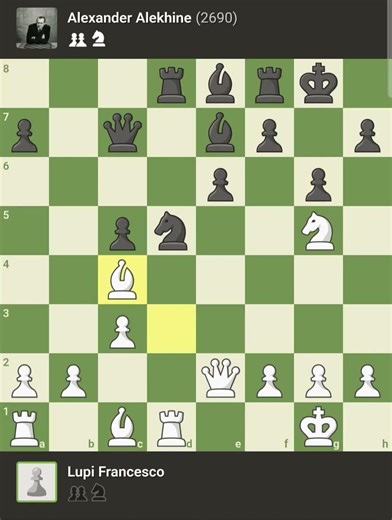 ​Alekhine’s Brutal Attack! 👑 Legend vs. Lupi Francesco!! #chess #siciliandefense #chessgame