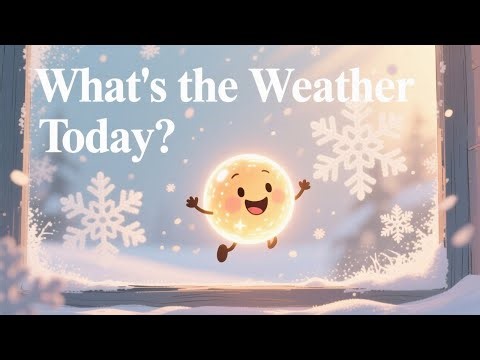 Weather Song ☀️🌧️🌈 | Learn About Weather for Kids 