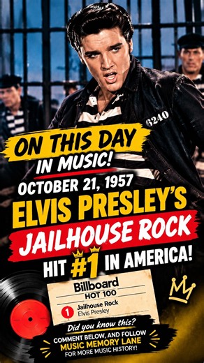 🔥 The King’s Ultimate Anthem! When "Jailhouse Rock" Ruled America! 👑🎸