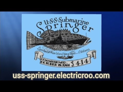 USS Springer SS-414 WWII Submarine periscope view of a sinking enemy ship that she torpedoed