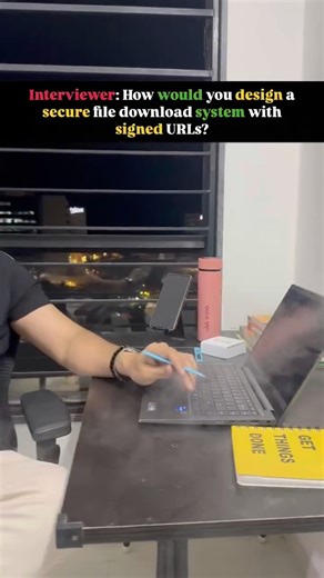 Secure File Downloads WITHOUT Login? 🤯 Signed URLs Explained! #shorts