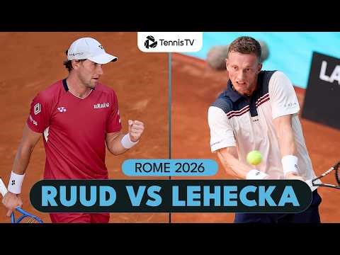 Casper Ruud Takes On Jiri Lehecka 💪| Rome 2026 Highlights