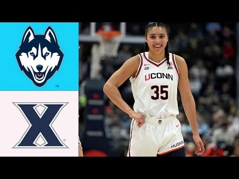UConn Huskies vs Xavier Musketeers Full Game Highlights | Jan 28,2026 Women's College Basketball