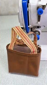 DIY Mini Leather Bag Sewing Tutorial #sewing #sewinghacks #diy