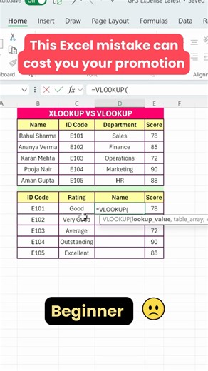 Excel XLOOKUP Function | Excel Tips & Tricks #excel #exceltutorial #tutorialexcel