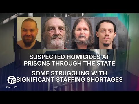 Michigan prisons grapple with 4th suspected homicide in 5 weeks: 'It's a very big number.'