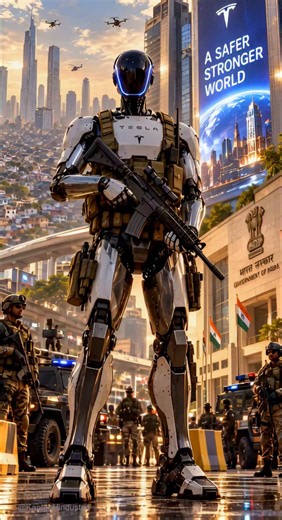Meet the guard that never sleeps, never gets distracted, never calls in sick, and can stand watch 24/7.Tesla's Optimus could redefine security, logistics, and public safety in the years ahead. The question isn't whether humanoid robots will become part of daily life...It's https://t.co/VLeUKpfegj