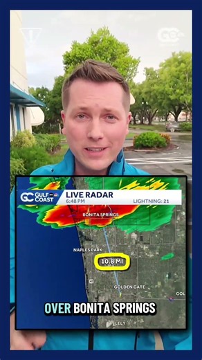 Rainbows and lightning in the sky to start June on the Gulf Coast