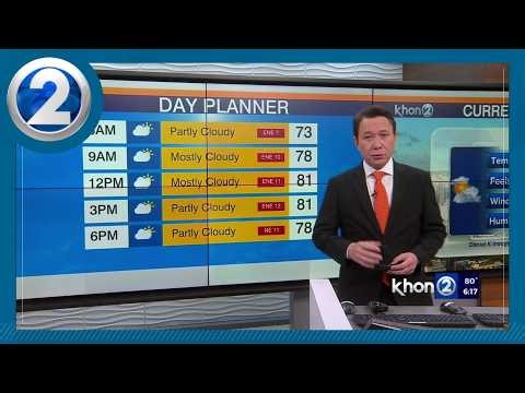 Hawaii Weather: Light trades and high surf expected this weekend