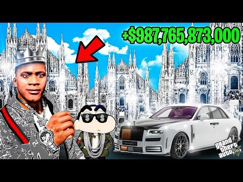 FRANKLIN TOUCH ANYTHING BECOME GOLD AND DIAMOND ll EVERYTHING IS FREE IN GTA 5!