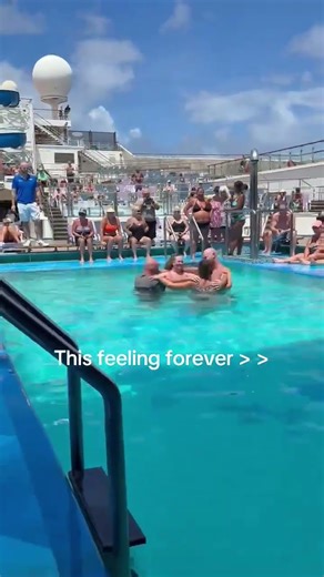 I won the synchronized swimming event on the cruise with 3 people I’ve never met or seen again