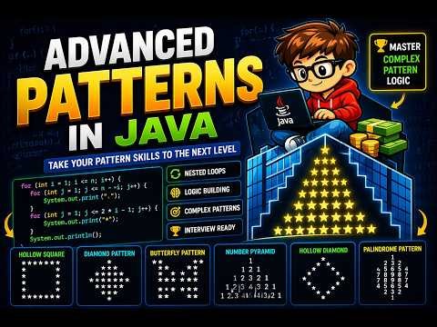 Advanced Java Pattern Programs – Master Complex Pattern Logic |DAY 7