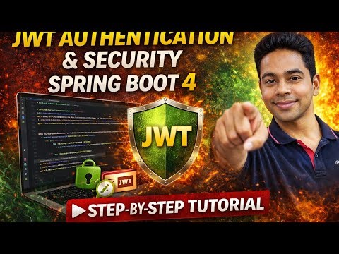 👉 JWT Authentication in Spring Boot 🔥 (Build from Scratch – No Copy Paste)