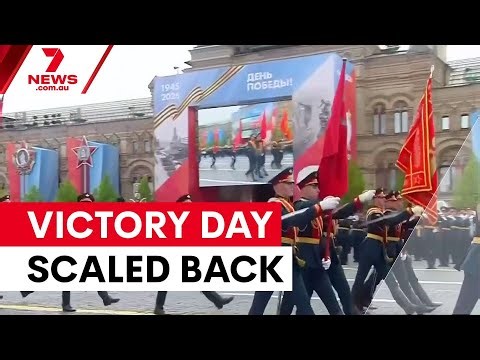 Russia scales back Victory Day parade amid Ukraine threat | 7NEWS