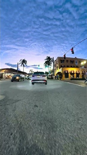 Atlantic Avenue at Sunset 🌴🌅 | Delray Beach, Florida #Shorts