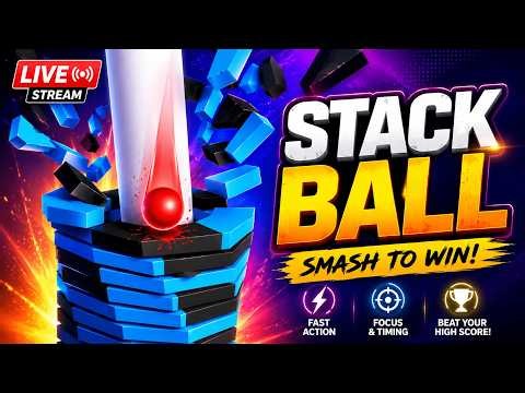 🔴 Stack ball live 🔥 #live #stackball #short #youtubeshorts #StackBallLive