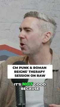 CM Punk & Roman Reigns’ Therapy Session On RAW #WWE #CMPunk #RomanReigns