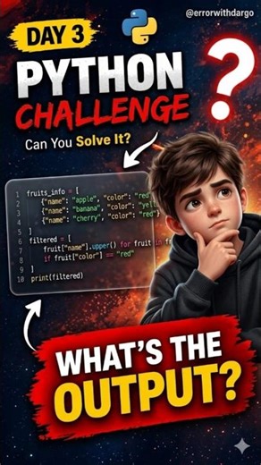 🚀 Python Challenge || Welcome to Day 3 of 100 Days of Python on errorwithdargo