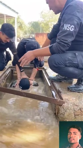 NSG COMMANDO TRAINING mode😱😱💀☠️ #armyofficers @sahay1838 #army #armypower #military