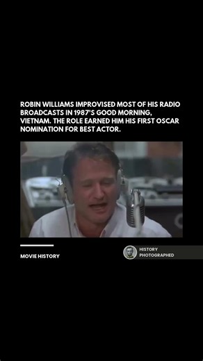 Robin Williams Improvising in Good Morning, Vietnam (1987)