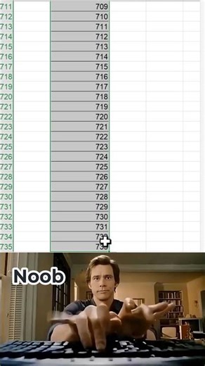 Automatically Number Rows in Excel (No Manual Work!) #excel #spreadsheetsoftware