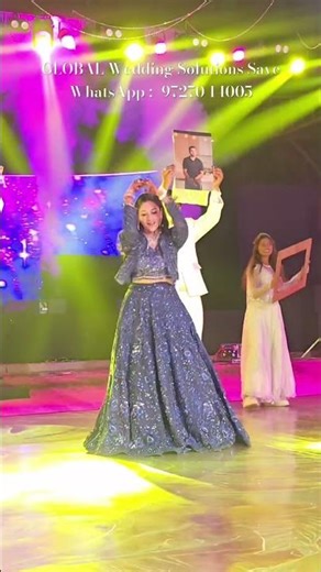 Bride’s Dedication Dance For Groom Nayan Ne GLOBAL Wedding Solutions - WhatsApp : 97270 14005