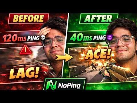 120ms Ping to 40ms?! Testing NoPing in Valorant