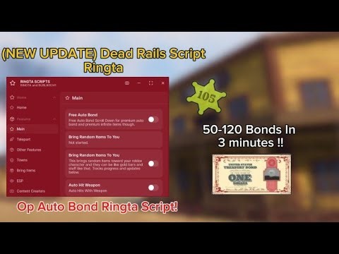 {🥚} NEW BEST DEAD RAILS SCRIPT- Ringta Script! | No Key!! | Free Auto Bond | ESP | Bring Items!