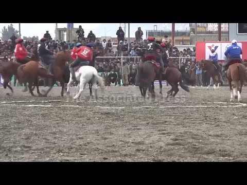 Final game of Afghanistan’s popular annual buzkashi tournament - an equestrian sport with few rules