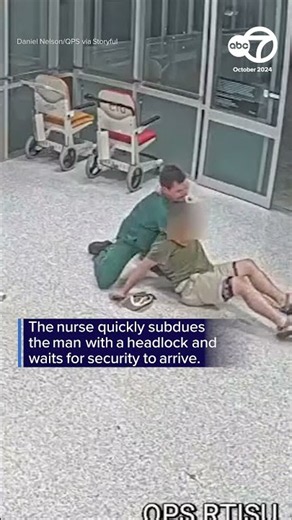 Nurse uses years of jiu-jitsu training to subdue aggressive patient