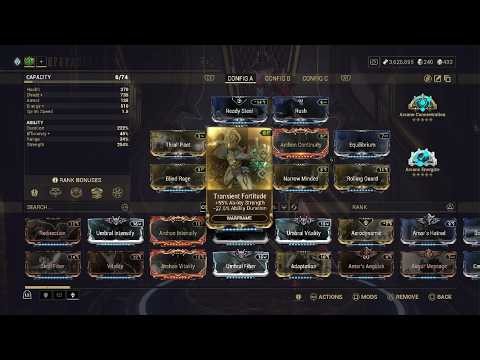 Warframe_mr0 build used in my mr 0 solo video