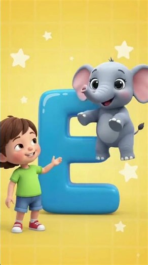 Learn Letter E with Fun #LearnABC #AlphabetForKids #EducationAndEntertainment #PreschoolLearning