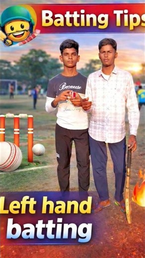 Left hand batting #cricket#trending#viral