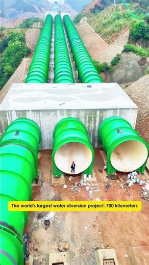 The 700‑kilometer giant water pipeline of the Dianzhong Water Diversion Project