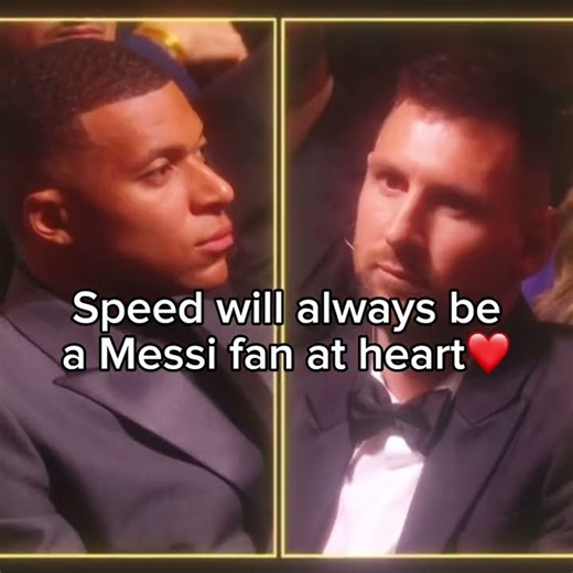 Speed has always been secretly a Messi Fan❤️