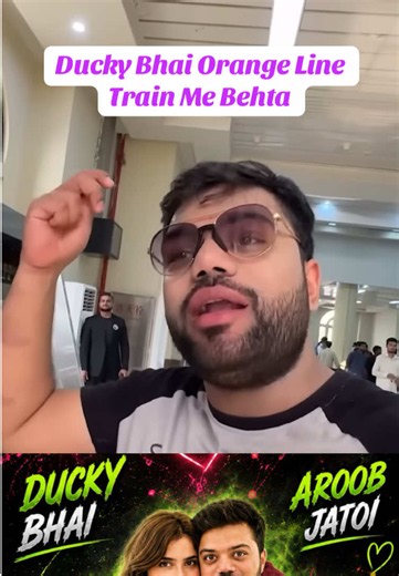 Ducky Bhai Orange Line Train Me Behta — Viral TikTok Clip Explained