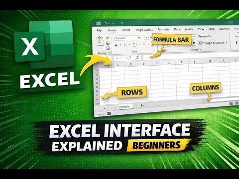 Excel Interface for Beginners | Excel Screen Ko Samjho Aasan Tarike Se