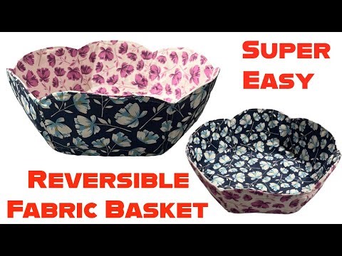 My Friend Sent Me A Picture & Asked Me To Make For Her This Large Size Flower Style Fabric Bowl 