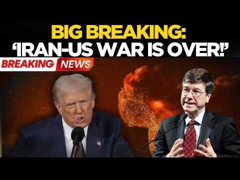 Jeffrey Vs Trump LIVE: Trump Praises "Strong" Talks With Iran to End the War | US News Live